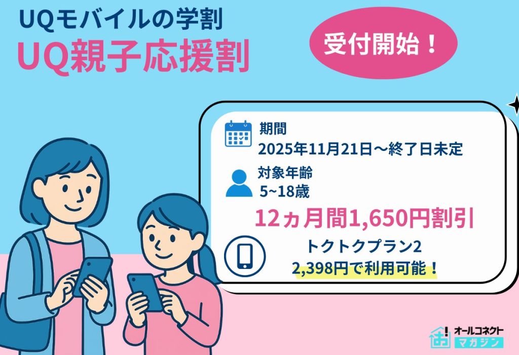 UQモバイル親子応援割