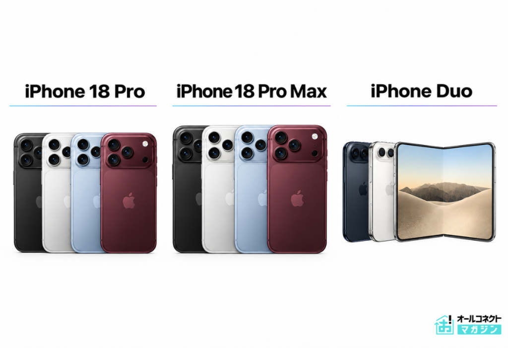 iPhone18Pro・MAX・Duo