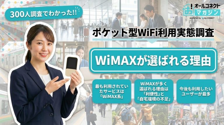 WiMAX利用実態調査