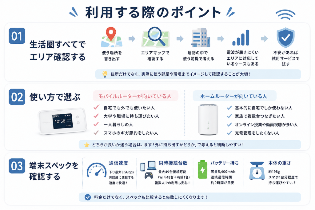 利用する際のポイント