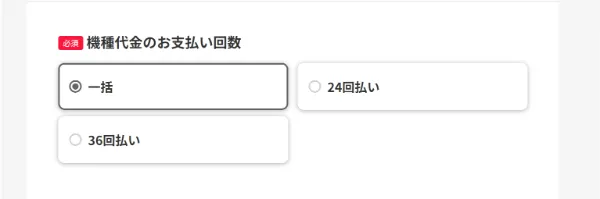 7. 支払情報を入力する
