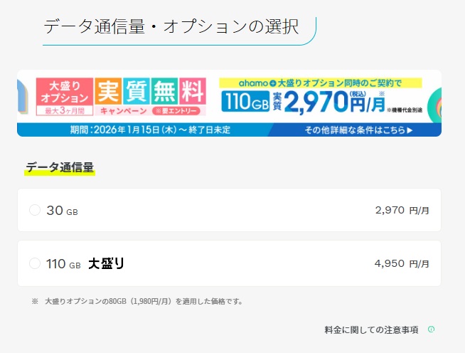 ahamo申し込み④