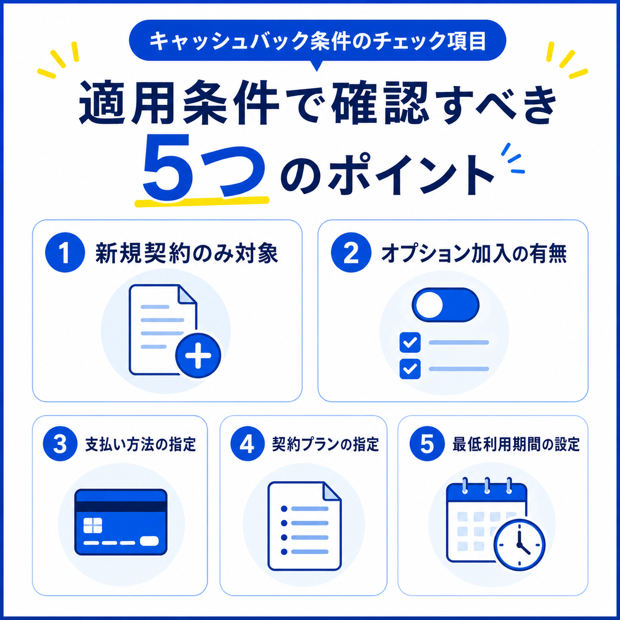 5つのポイント