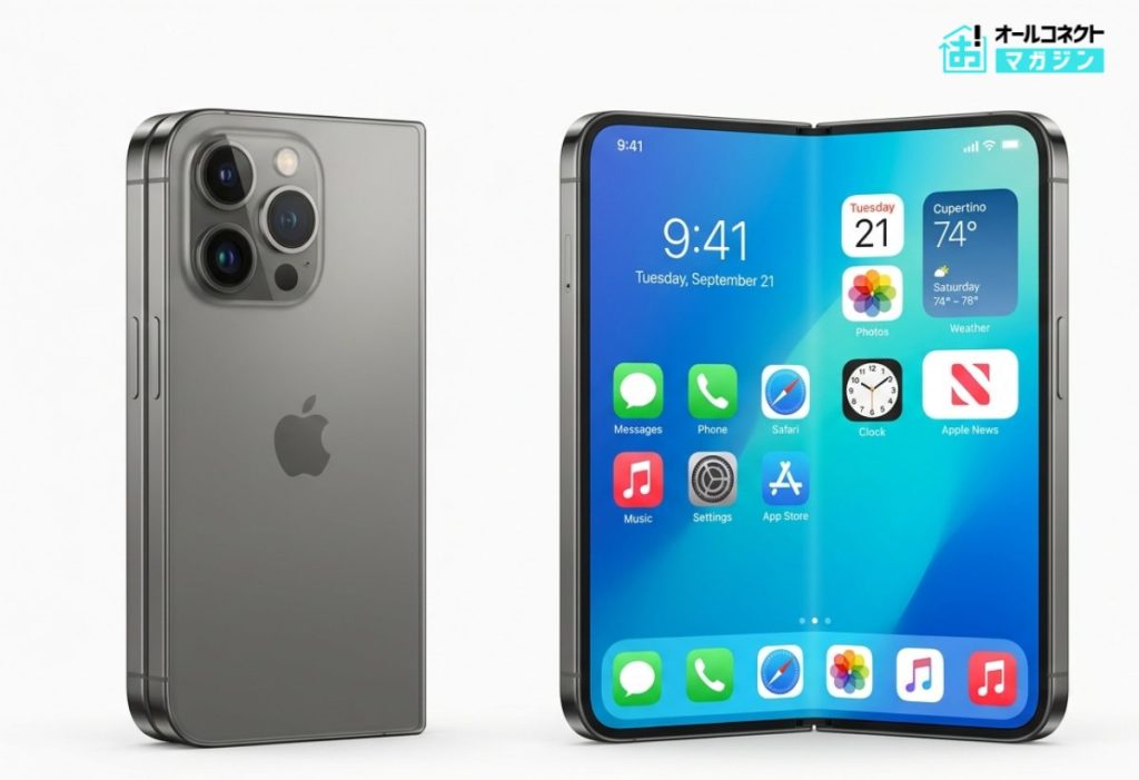 iPhone Foldモックアップ画像