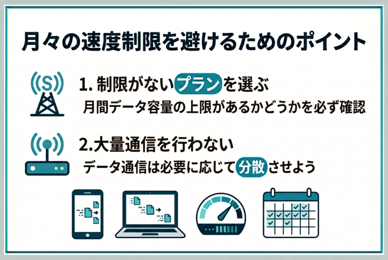 WiMAXの速度制限を解除する方法