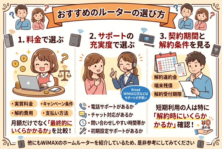 おすすめのルーターの選び方