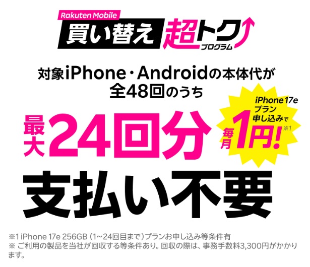 買い替え超トクプログラム