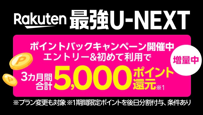 Rakuten最強U-NEXTキャンペーン