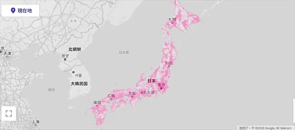 楽天モバイルのエリア確認方法