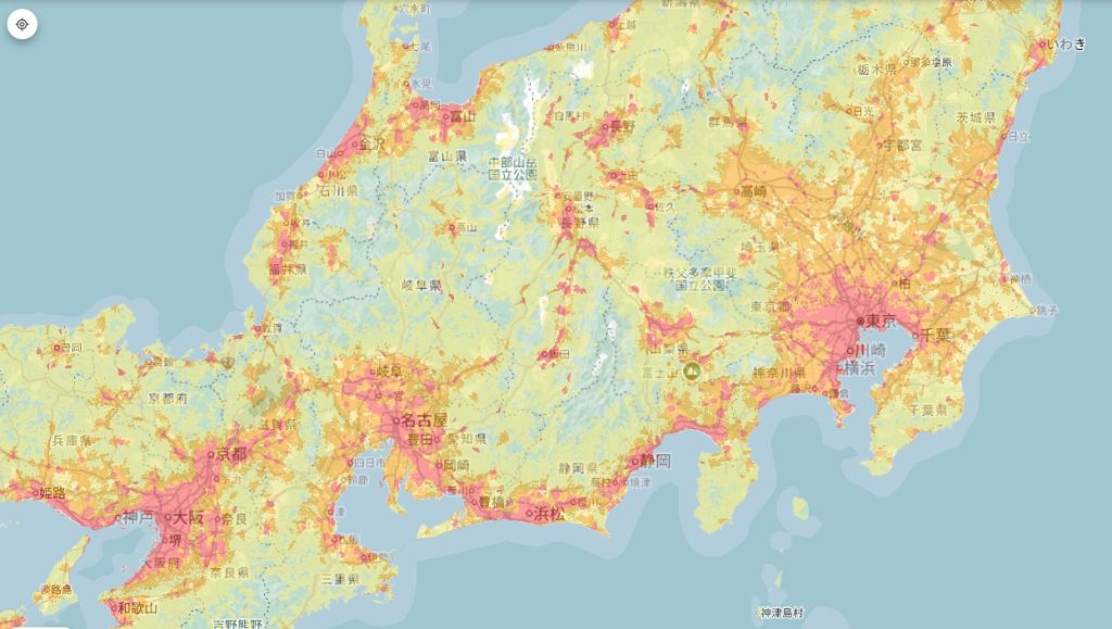 プラスエリアモ―ド