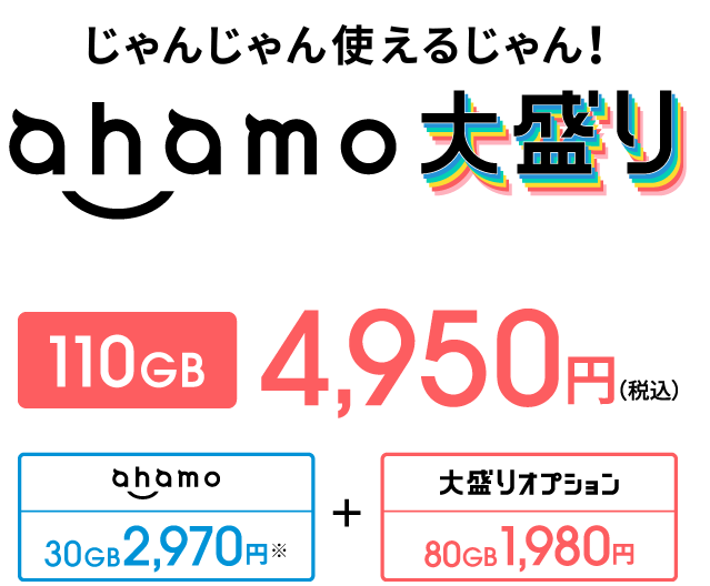 ahamo大盛りオプション