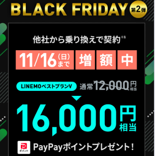 LINEMOキャンペーン