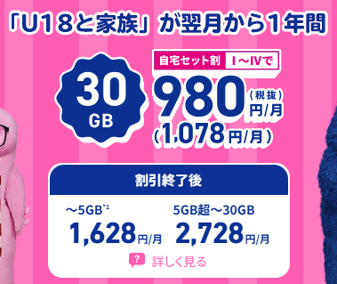 UQモバイル親子割