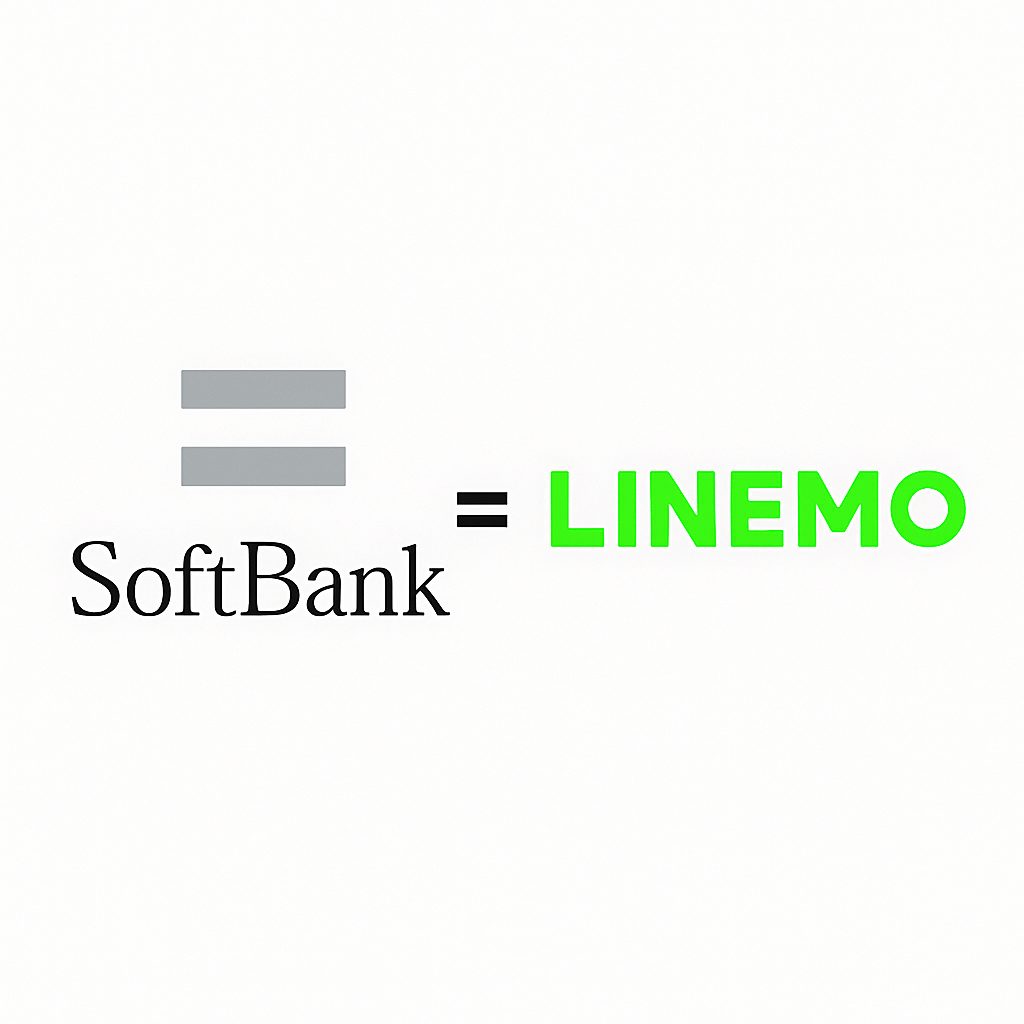 ソフトバンクとLINEモのロゴ