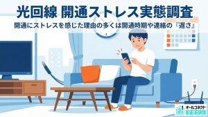 光回線開通工事ストレス調査アイキャッチ画像