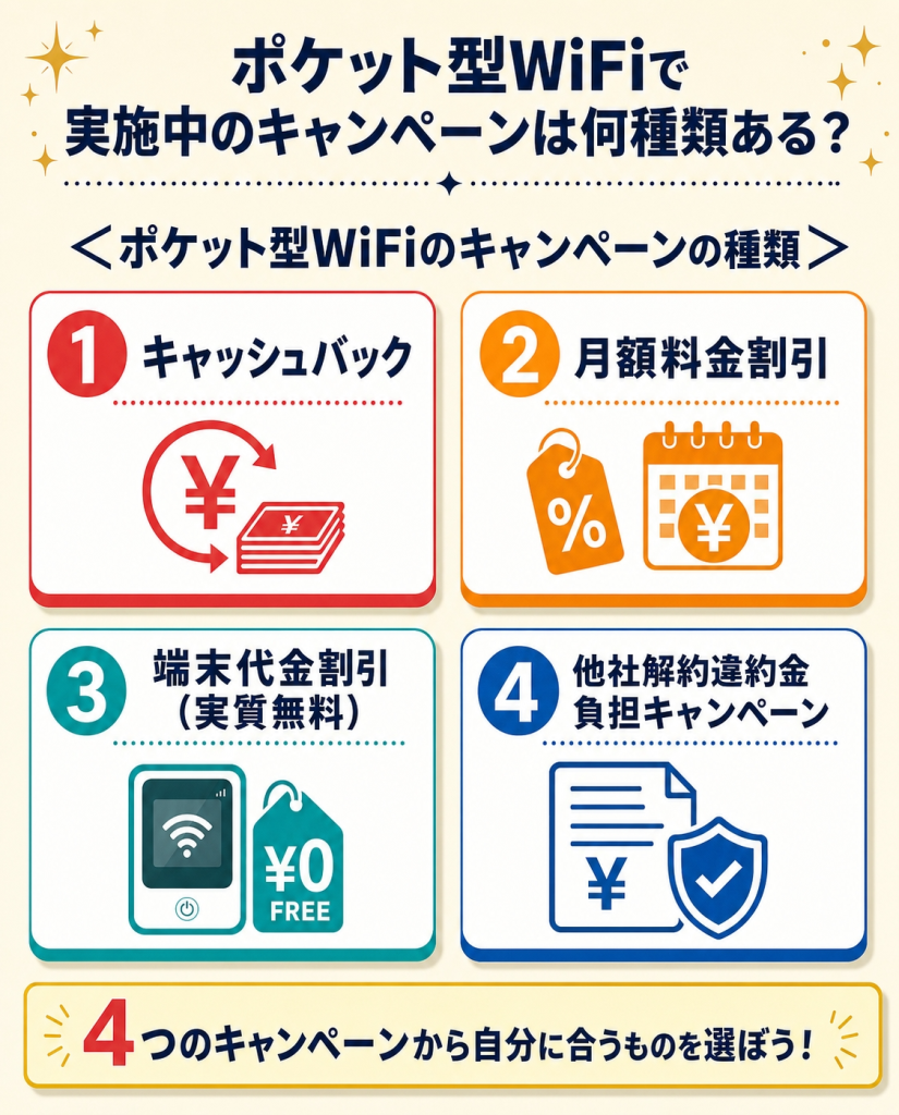 キャンペーンの種類