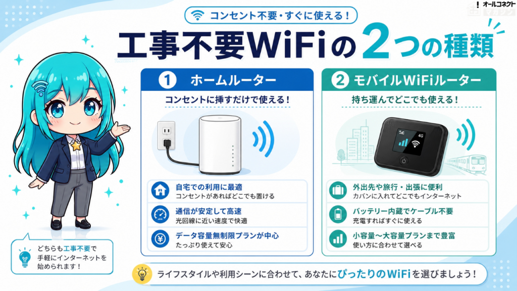 工事不要WiFi アイキャッチ画像