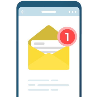 相談内容に応じて、メールで回答が届く