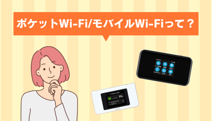 ポケットWiFi/モバイルWiFiって？